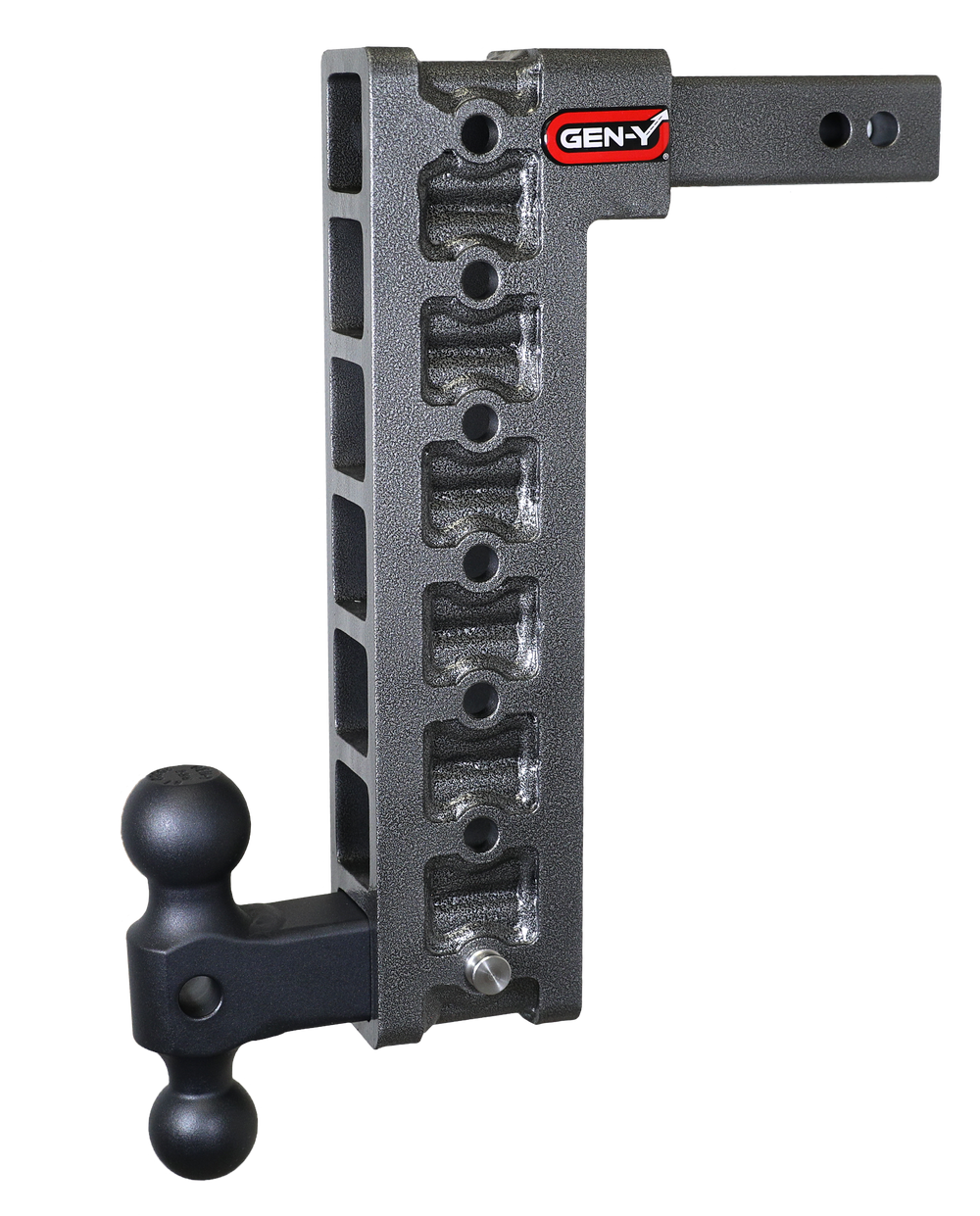 GEN-Y Hitch MEGA-DUTY 2" Shank 15" Drop 1.5K TW 10K Hitch & GH-031 Dual-Ball (Stabilizer Kit Recommended:GH-0100)