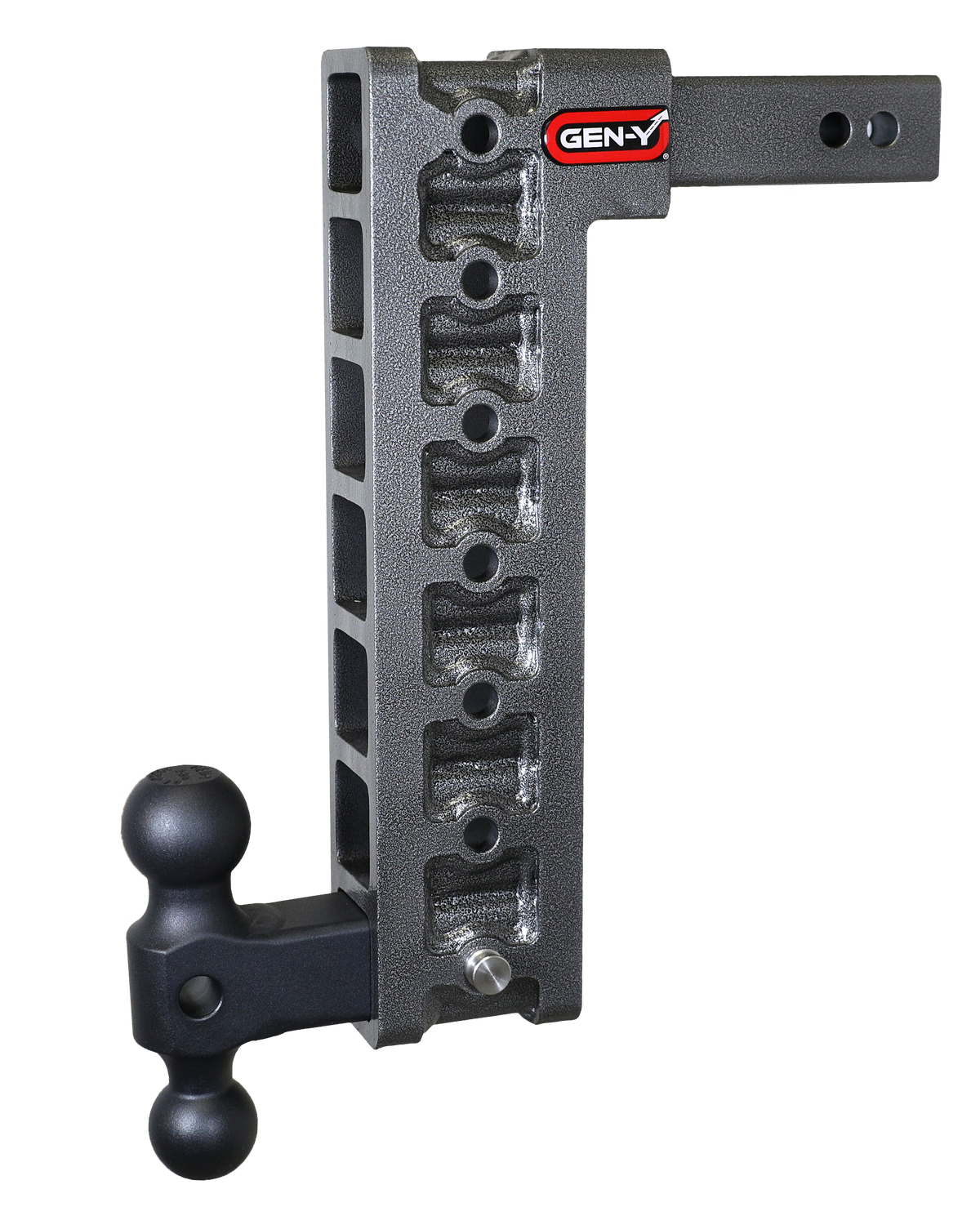 GEN-Y Hitch MEGA-DUTY 2" Shank 15" Drop 1.5K TW 10K Hitch & GH-031 Dual-Ball (Stabilizer Kit Recommended:GH-0100)