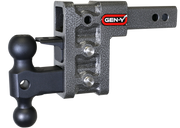 GEN-Y Hitch MEGA-DUTY 2" Shank 5" Drop 1.5K TW 10K Hitch & GH-031 Dual-Ball & GH-032 Pintle Lock