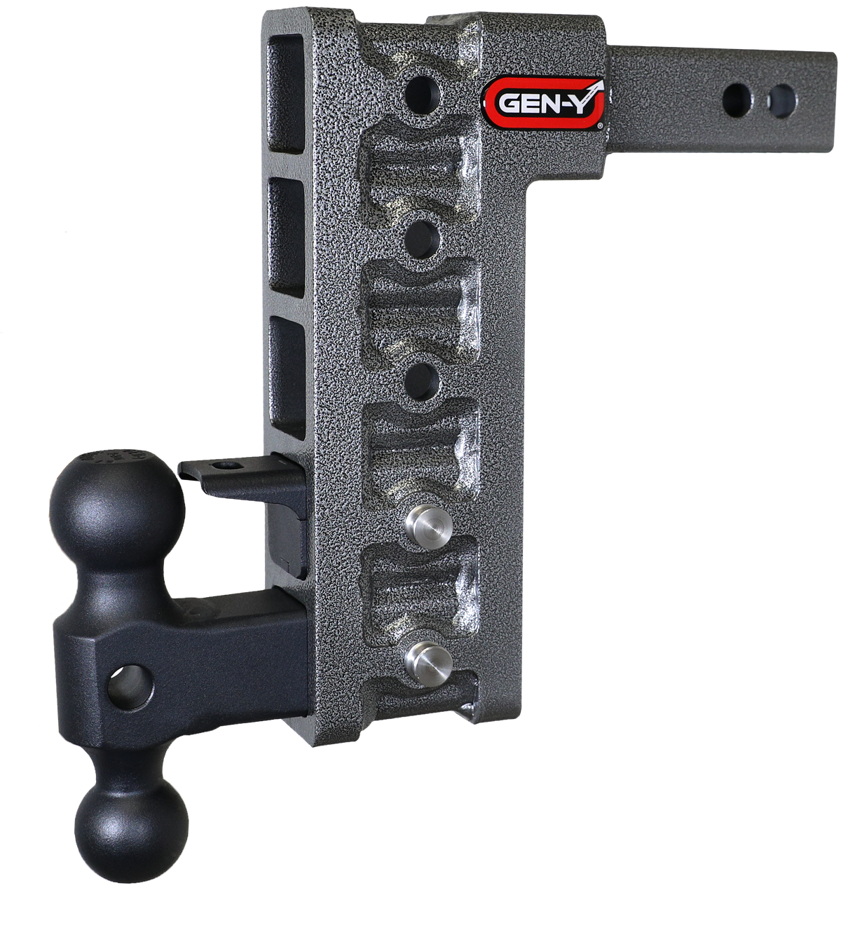 GEN-Y Hitch MEGA-DUTY 2" Shank 10" Drop 1.5K TW 10K Hitch & GH-031 Dual-Ball & GH-032 Pintle Lock