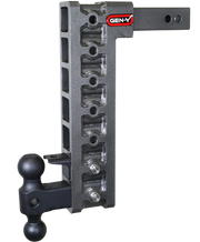GEN-Y Hitch MEGA-DUTY 2" Shank 15" Drop 1.5K TW 10K Hitch & GH-031 Dual-Ball & GH-032 Pintle Lock (Stab Kit Recommended:GH-0100)