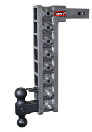 GEN-Y Hitch MEGA-DUTY 2" Shank 17.5" Drop 1.5K TW 10K Hitch & GH-031 Dual-Ball & GH-032 Pintle Lock & GH-0100 Stabilizer Kit