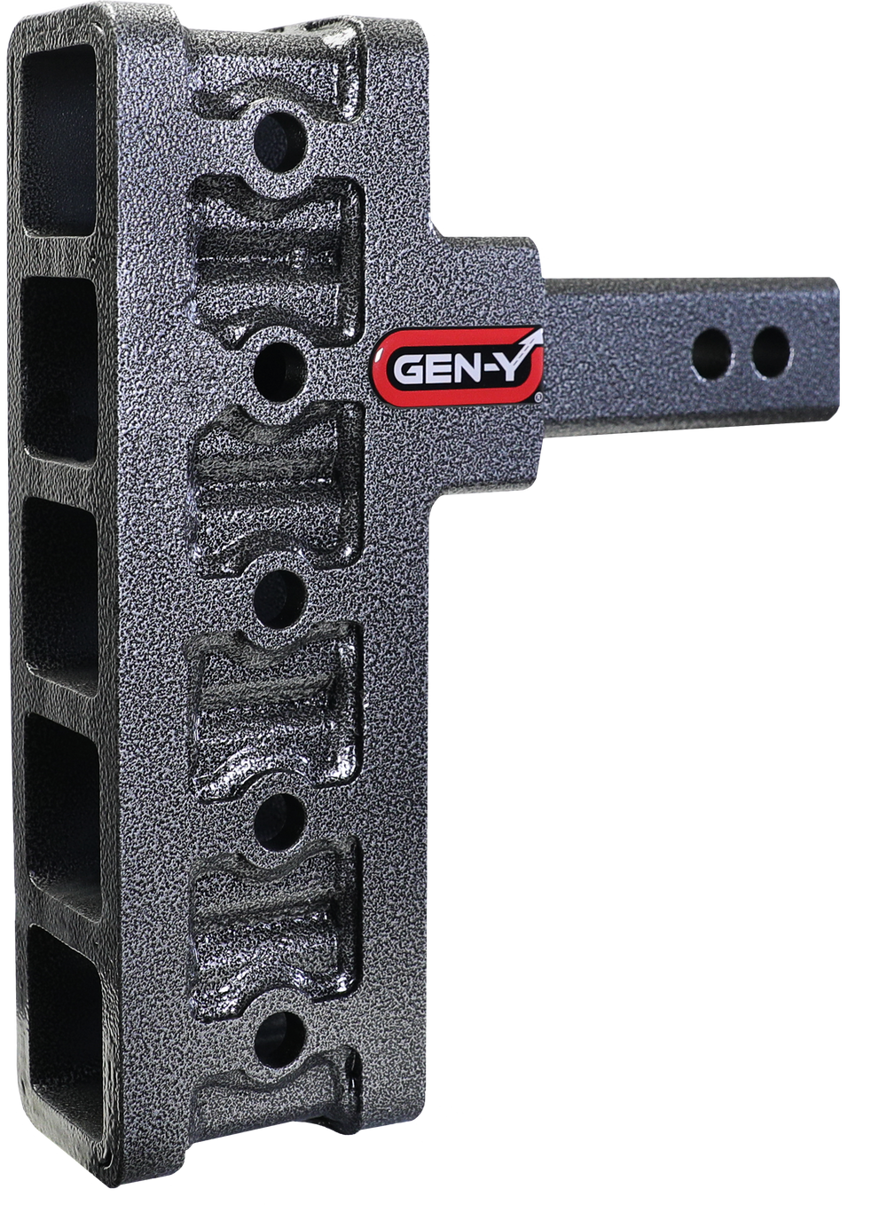 GEN-Y Hitch MEGA-DUTY 2" Offset Shank 2.5" Rise 7.5" Drop 1.5K TW 10K Hitch Only