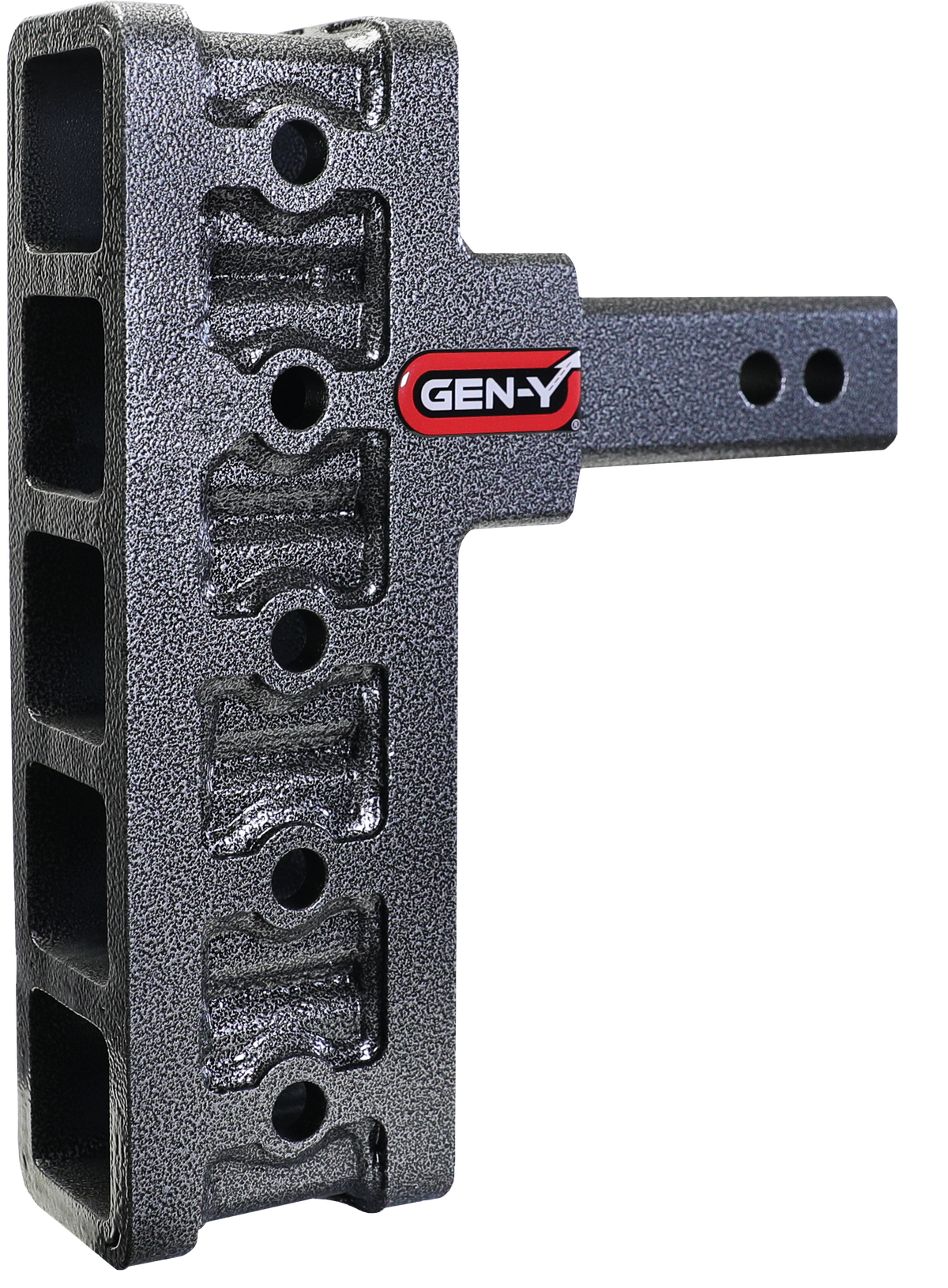 GEN-Y Hitch MEGA-DUTY 2" Offset Shank 2.5" Rise 7.5" Drop 1.5K TW 10K Hitch Only