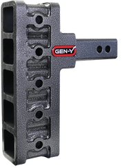 GEN-Y Hitch MEGA-DUTY 2" Offset Shank 2.5" Rise 7.5" Drop 1.5K TW 10K Hitch Only