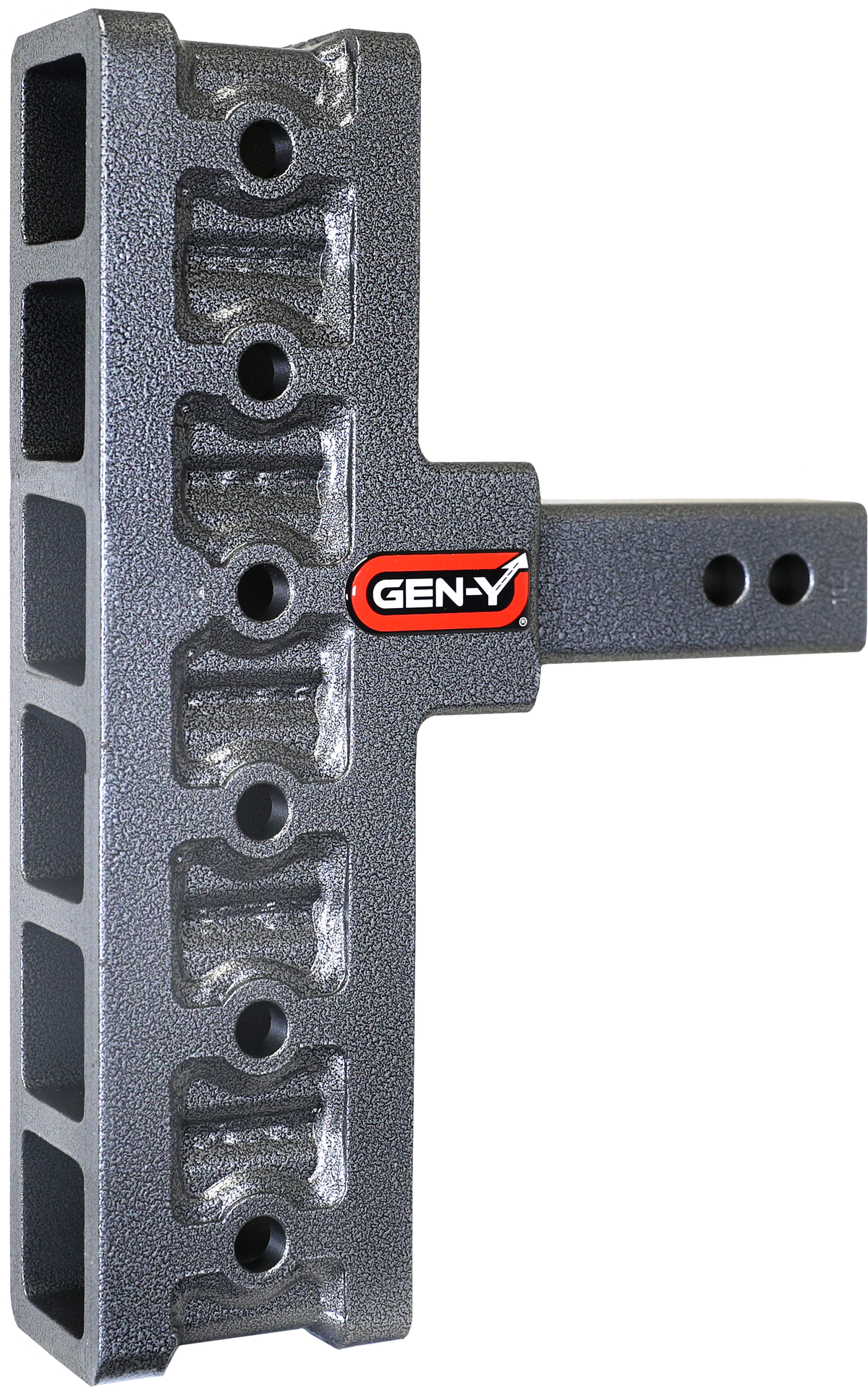 GEN-Y Hitch MEGA-DUTY 2" Offset Shank 5" Rise ,7.5" Drop 1.5K TW 10K Hitch Only