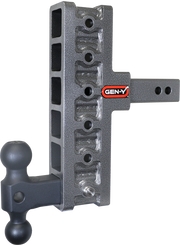 GEN-Y Hitch MEGA-DUTY 2" Offset Shank 5" Rise,7.5" Drop 1.5K TW 10K Hitch & GH-031 Dual-Ball
