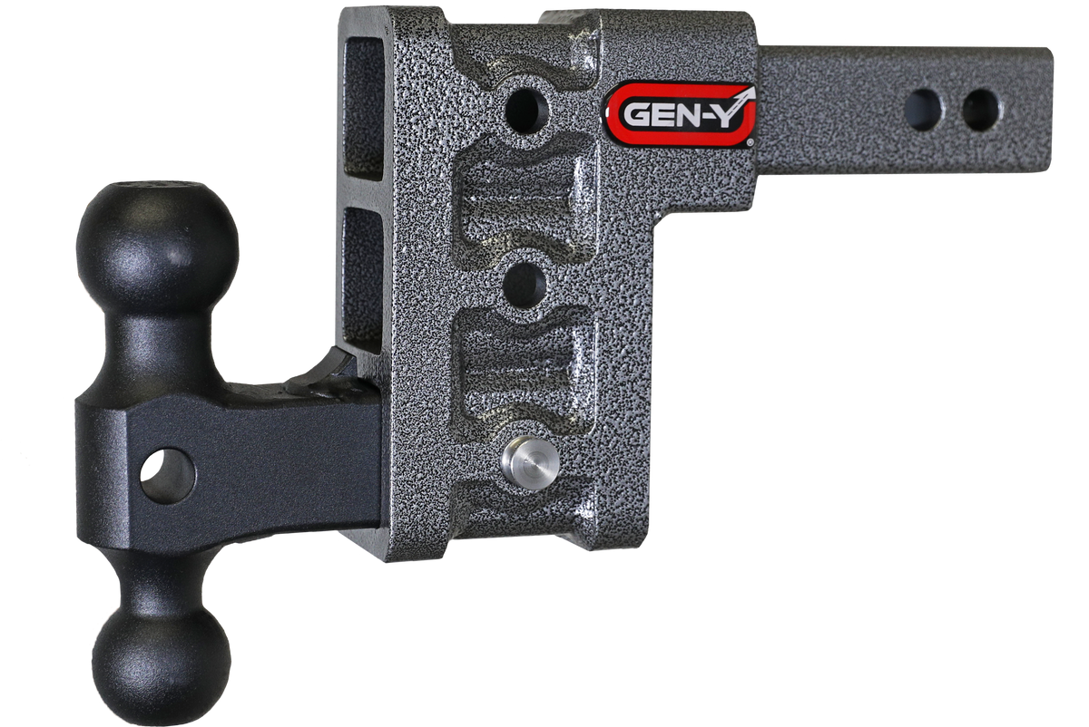 GEN-Y Hitch MEGA-DUTY 2" Shank 5" Drop 2K TW 16K Hitch & GH-051 Dual-Ball