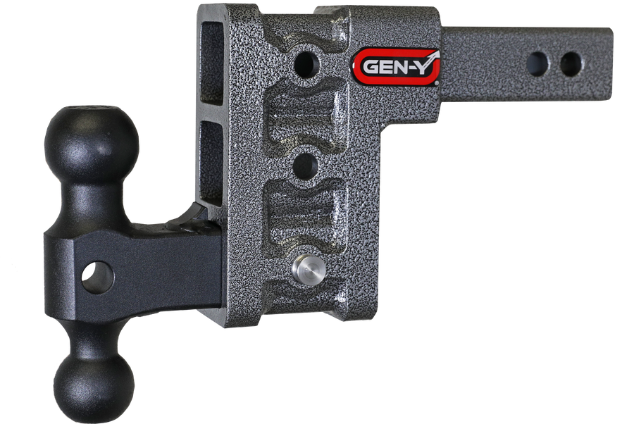 GEN-Y Hitch MEGA-DUTY 2" Shank 5" Drop 2K TW 16K Hitch & GH-051 Dual-Ball