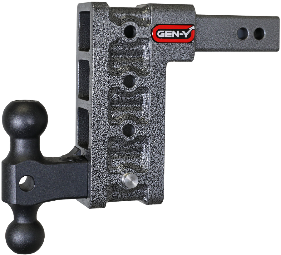 GEN-Y Hitch MEGA-DUTY 2" Shank 7.5" Drop 2K TW 16K Hitch & GH-051 Dual-Ball