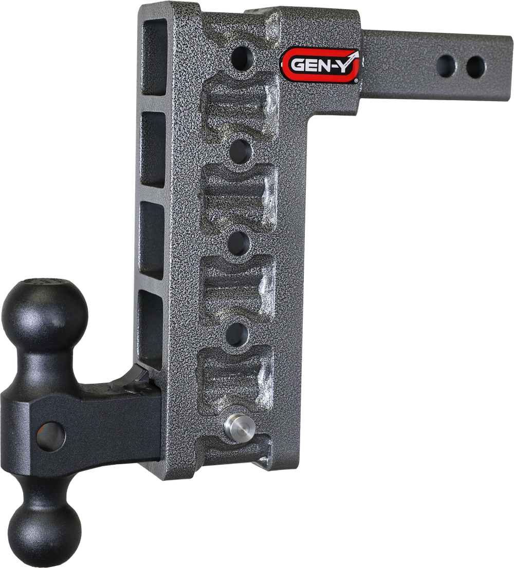 GEN-Y Hitch MEGA-DUTY 2" Shank 10" Drop 2K TW 16K Hitch & GH-051 Dual-Ball