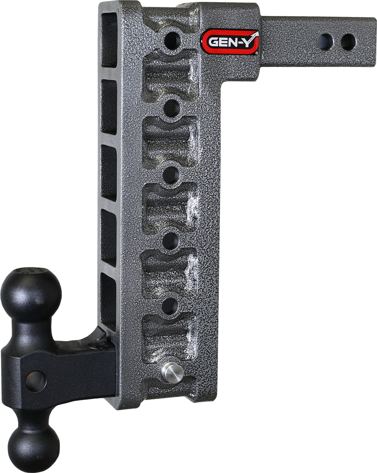 GEN-Y Hitch MEGA-DUTY 2" Shank 12.5" Drop 2K TW 16K Hitch & GH-051 Dual-Ball (Stabilizer Kit Recommended:GH-0100)