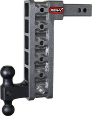 GEN-Y Hitch MEGA-DUTY 2" Shank 12.5" Drop 2K TW 16K Hitch & GH-051 Dual-Ball (Stabilizer Kit Recommended:GH-0100)
