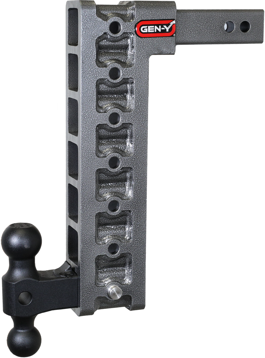 GEN-Y Hitch MEGA-DUTY 2" Shank 15" Drop 2K TW 16K Hitch & GH-051 Dual-Ball & GH-0100 Stabilizer Kit