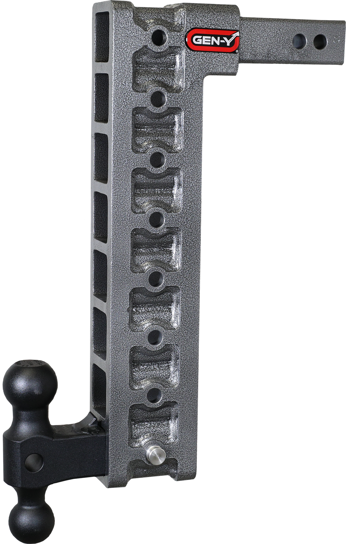 GEN-Y Hitch MEGA-DUTY 2" Shank 17.5" Drop 2K TW 16K Hitch & GH-051 Dual-Ball & GH-0100 Stabilizer Kit