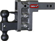 GEN-Y Hitch MEGA-DUTY 2" Shank 5" Drop 2K TW 16K Hitch & GH-051 Dual-Ball & GH-032 Pintle Lock