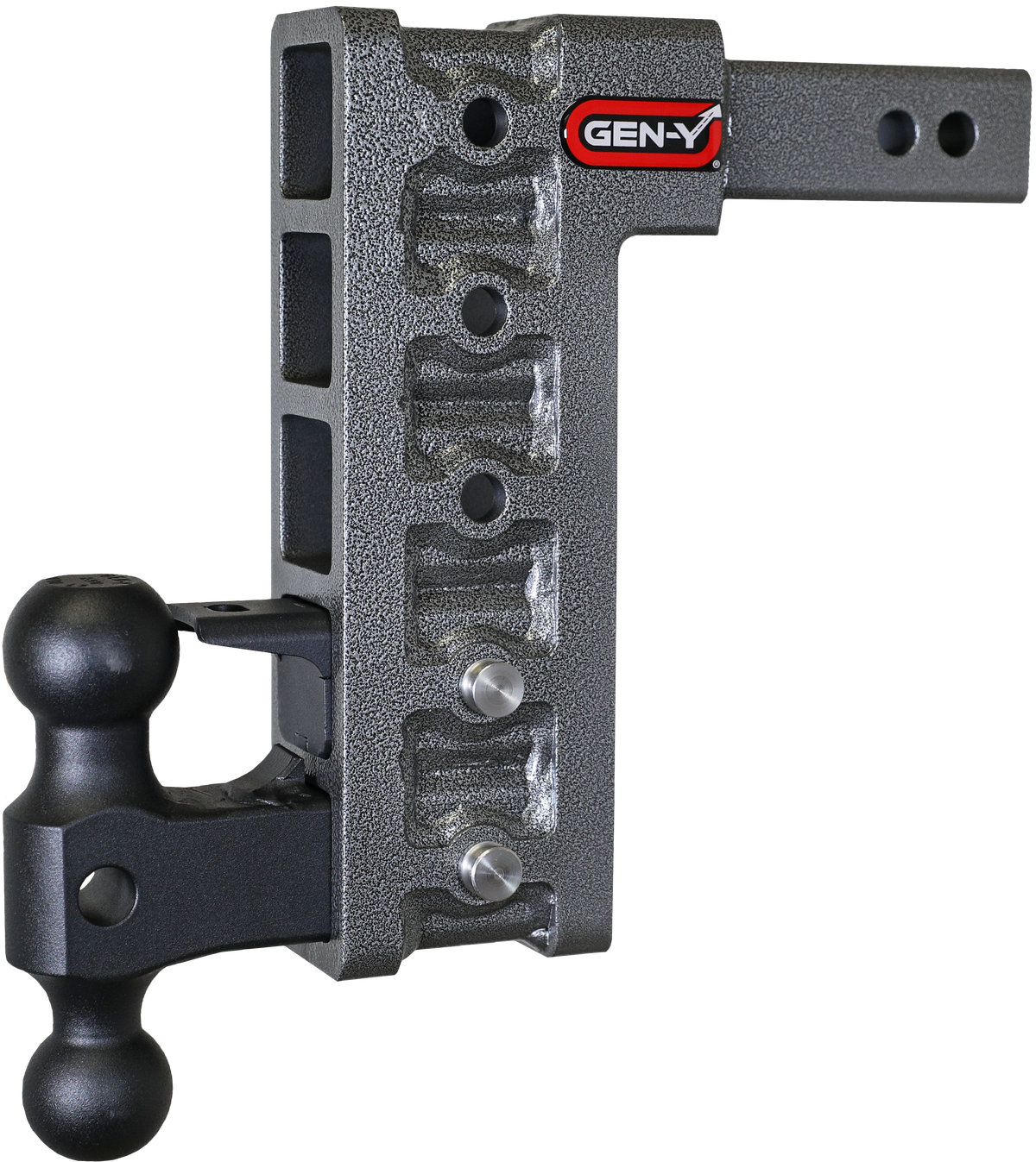 GEN-Y Hitch MEGA-DUTY 2" Shank 10" Drop 2K TW 16K Hitch & GH-051 Dual-Ball & GH-032 Pintle Lock