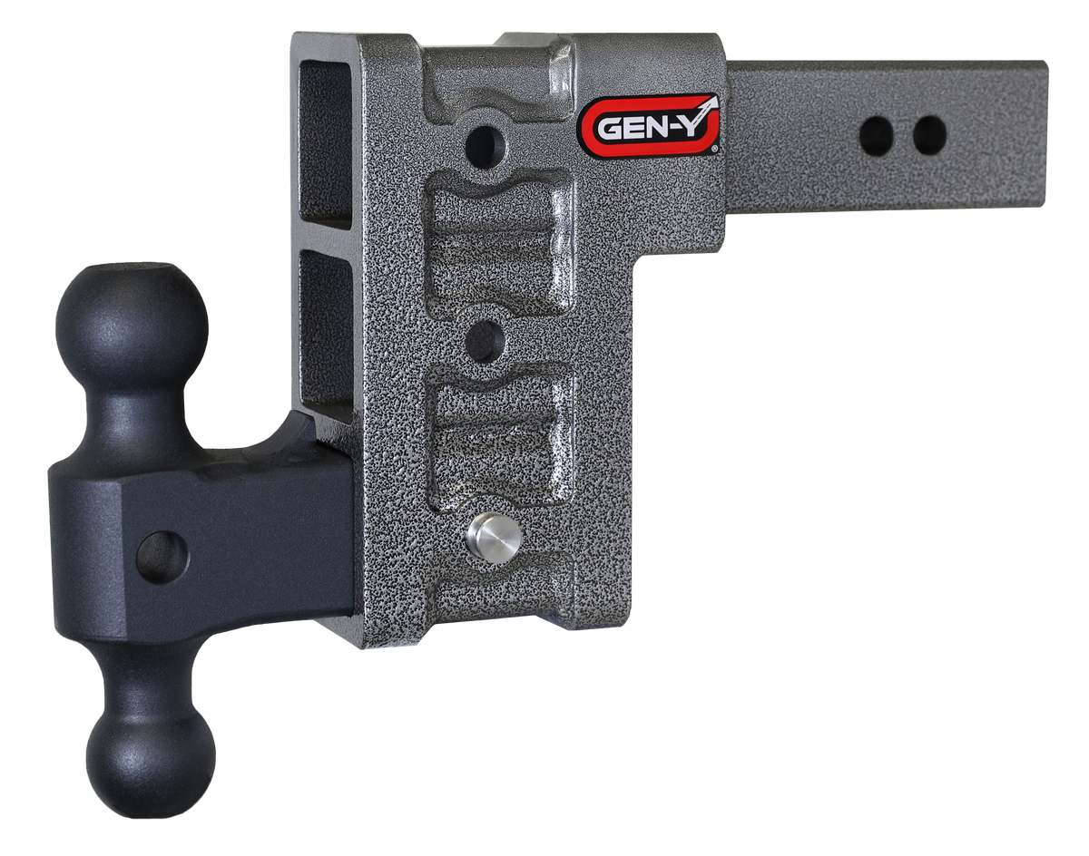 GEN-Y Hitch MEGA-DUTY 2.5" Shank 6" Drop 3K TW 21K Hitch & GH-061 Dual-Ball