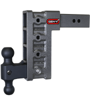 GEN-Y Hitch MEGA-DUTY 2.5" Shank 9" Drop 3K TW 21K Hitch & GH-061 Dual-Ball