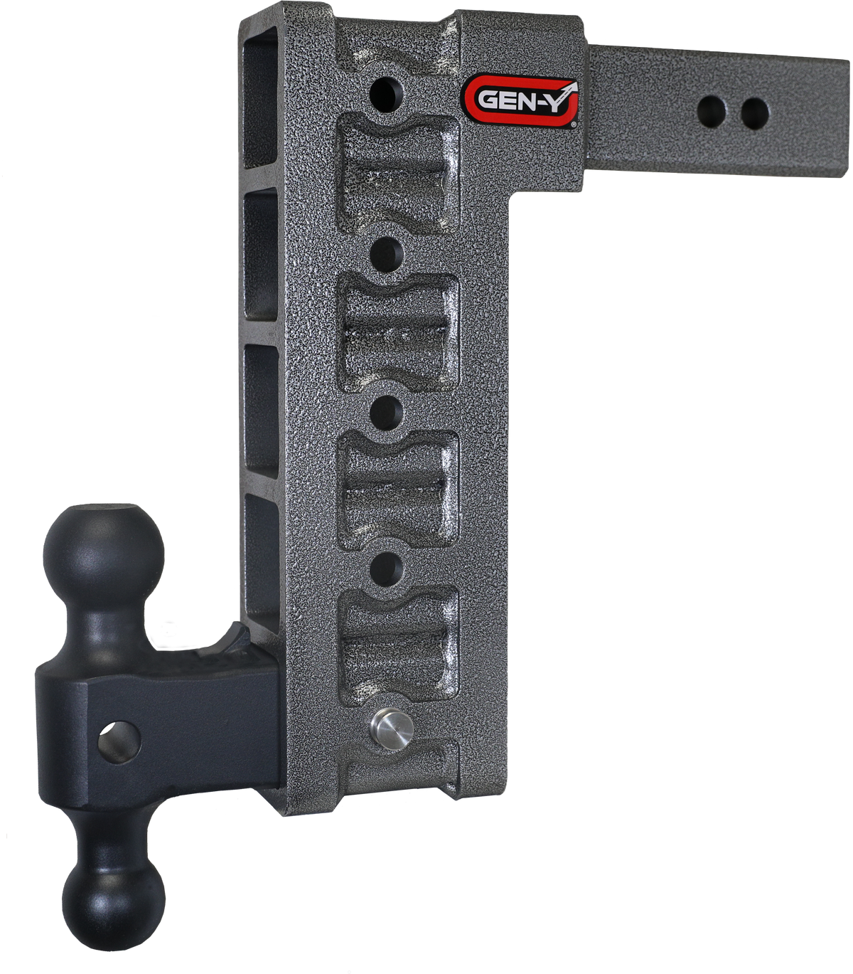 GEN-Y Hitch MEGA-DUTY 2.5" Shank 12" Drop 3K TW 21K Hitch & GH-061 Dual-Ball