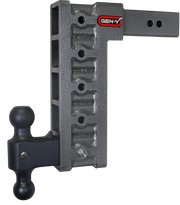 GEN-Y Hitch MEGA-DUTY 2.5" Shank 12" Drop 3K TW 21K Hitch & GH-061 Dual-Ball