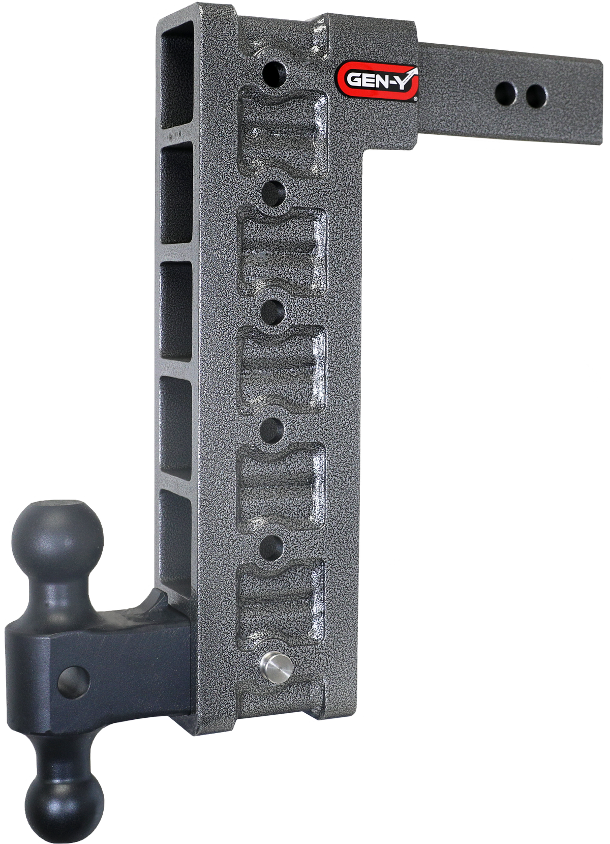 GEN-Y Hitch MEGA-DUTY 2.5" Shank 15" Drop 3K TW 21K Hitch & GH-061 Dual-Ball & GH-0101 Stabilizer Kit