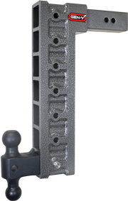 GEN-Y Hitch MEGA-DUTY 2.5" Shank 18" Drop 3K TW 21K Hitch & GH-061 Dual-Ball & GH-0101 Stabilizer Kit