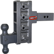 GEN-Y Hitch MEGA-DUTY 2.5" Offset Shank 3" Rise, 6" Drop 3K TW 21K Hitch & GH-061 Dual-Ball