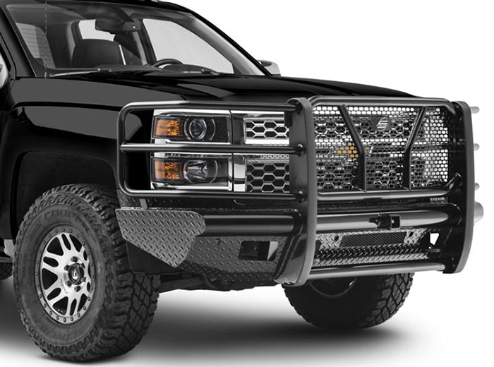 Steelcraft HD Front Bumper Replacements - Black - 2014-2018 Chevy Silverado 1500 / 2019 Silverado 1500 LD Classic (HD10420R)