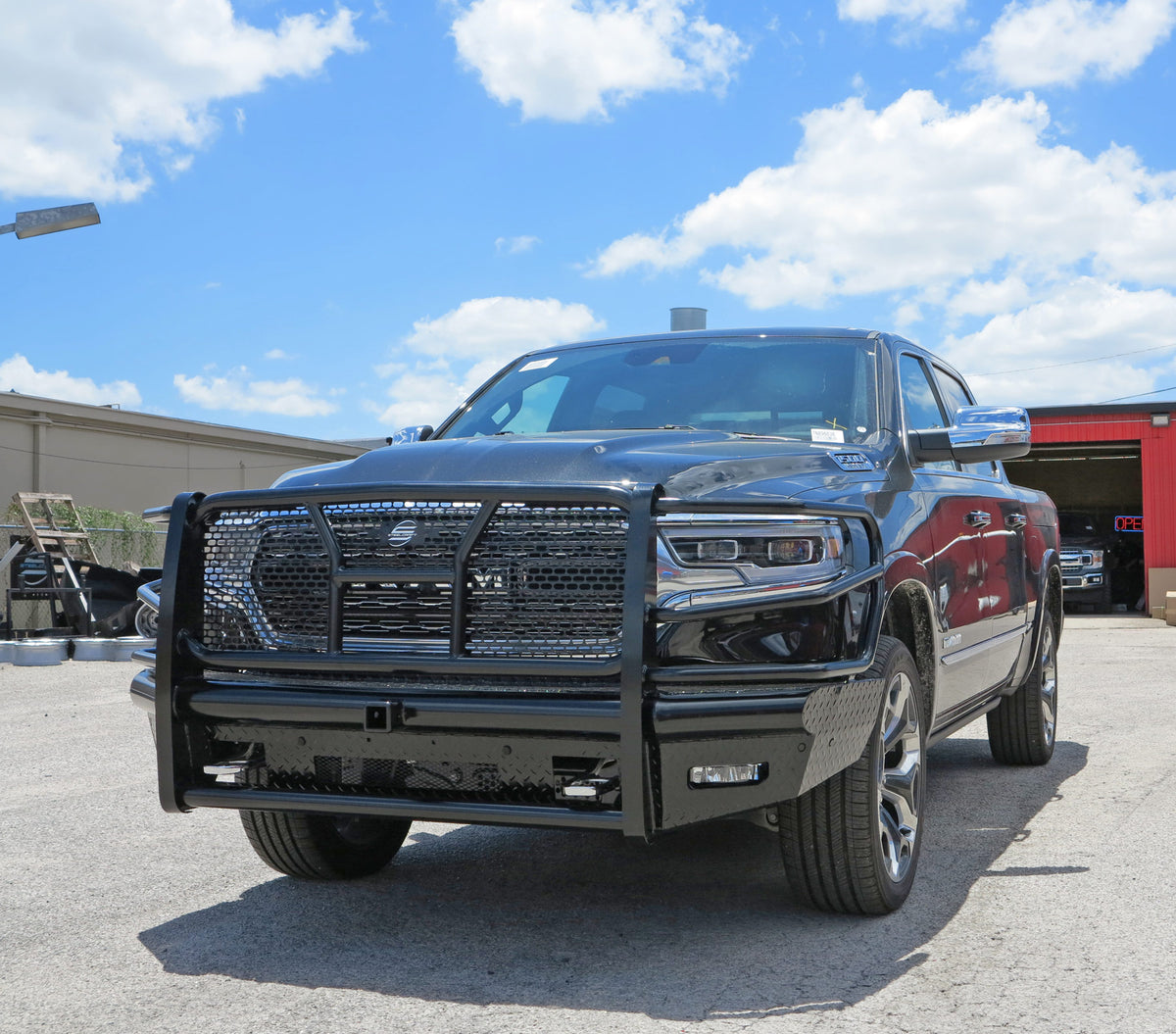Steelcraft HD Front Bumper Replacements - Black - 2019-2024 Ram 1500 With Receiver (Excludes Classic, Rebel, TRX & 2020+ EcoDiesel) (HD12270RC)