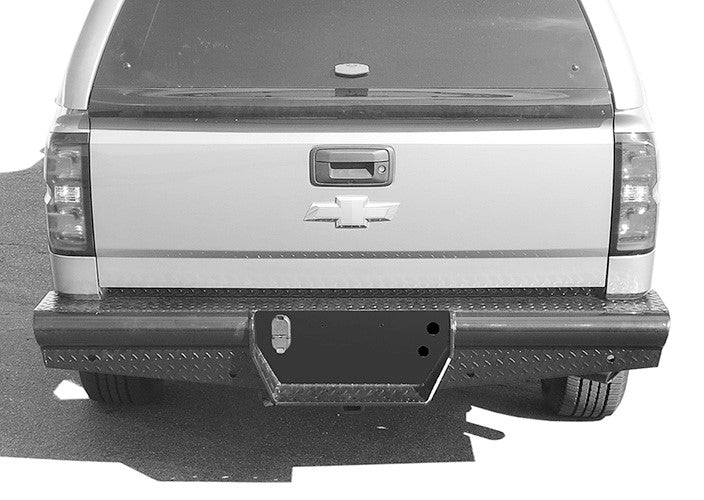 Steelcraft HD Rear Bumper Replacements - Black - 2014-2018 Chevy/GMC Silverado/Sierra 1500 / 2019 Silverado 1500 LD Classic (HD20420)