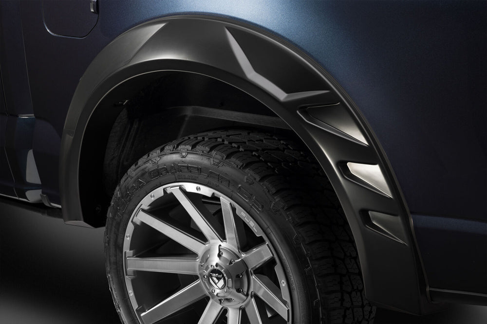 Husky Liners Husky Liners DRT Fender Flares Black Smooth Finish 4-Piece Set - 2018-2020 Ford F-150 - Part 2802958