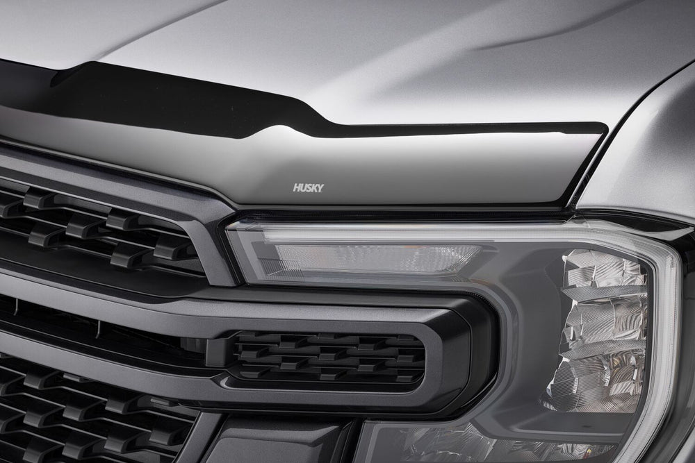 Husky Liners Aeroskin Hood Protector; Smoke - 2024-2027 Ford Ranger - Part 2842266