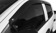 Husky Liners Low Profile Ventvisor Deflector; Smoke; Outside Mount; 4 pc. - 2016-2024 Nissan TITAN XD / 2017-2024 Nissan TITAN - Part 2854074