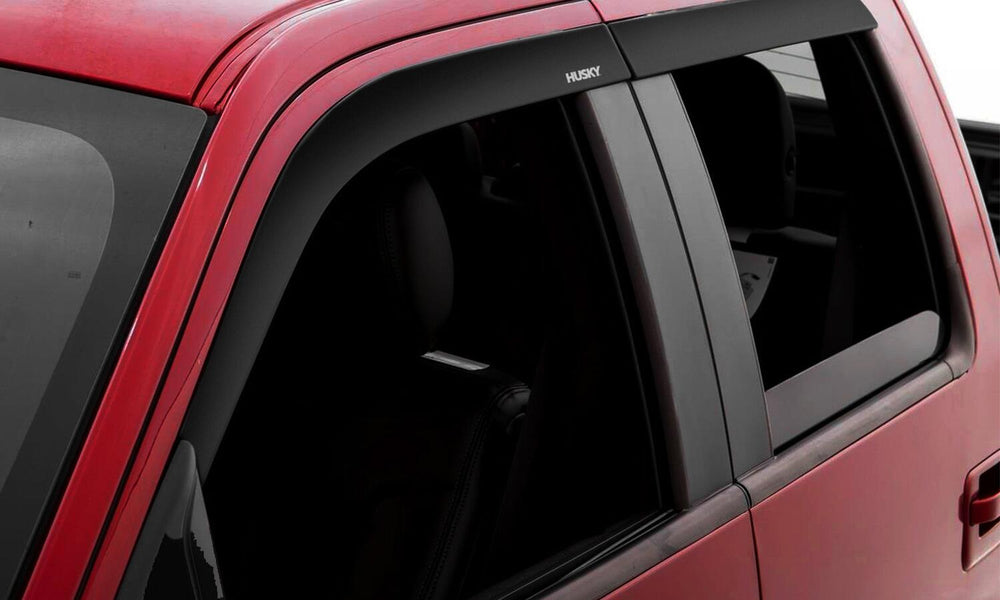 Husky Liners Low Profile Ventvisor Deflector; Smoke; Outside Mount; 4 pc. - 2015-2018 Ford Edge - Part 2854035