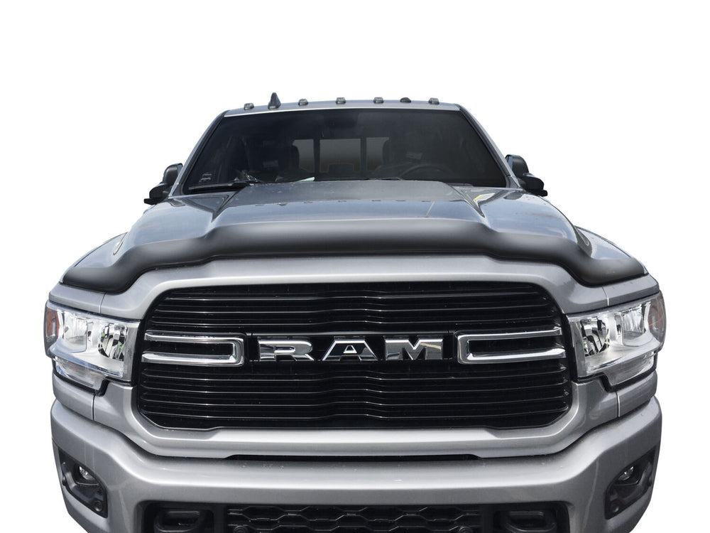 Husky Liners Aeroskin Hood Protector; Matte Black Low Profile - Part 2877189