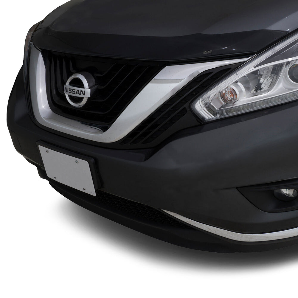 Husky Liners Aeroskin Hood Protector; Matte Black Low Profile - 2016-2024 Nissan TITAN XD - Part 2877095