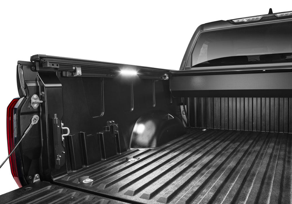 EQ Retractable Tonneau Cover - 2007-2021 Toyota Tundra CrewMax 5' 6" Bed with Deck Rail System without Stake Pockets without Trail Special Edition Storage Boxes