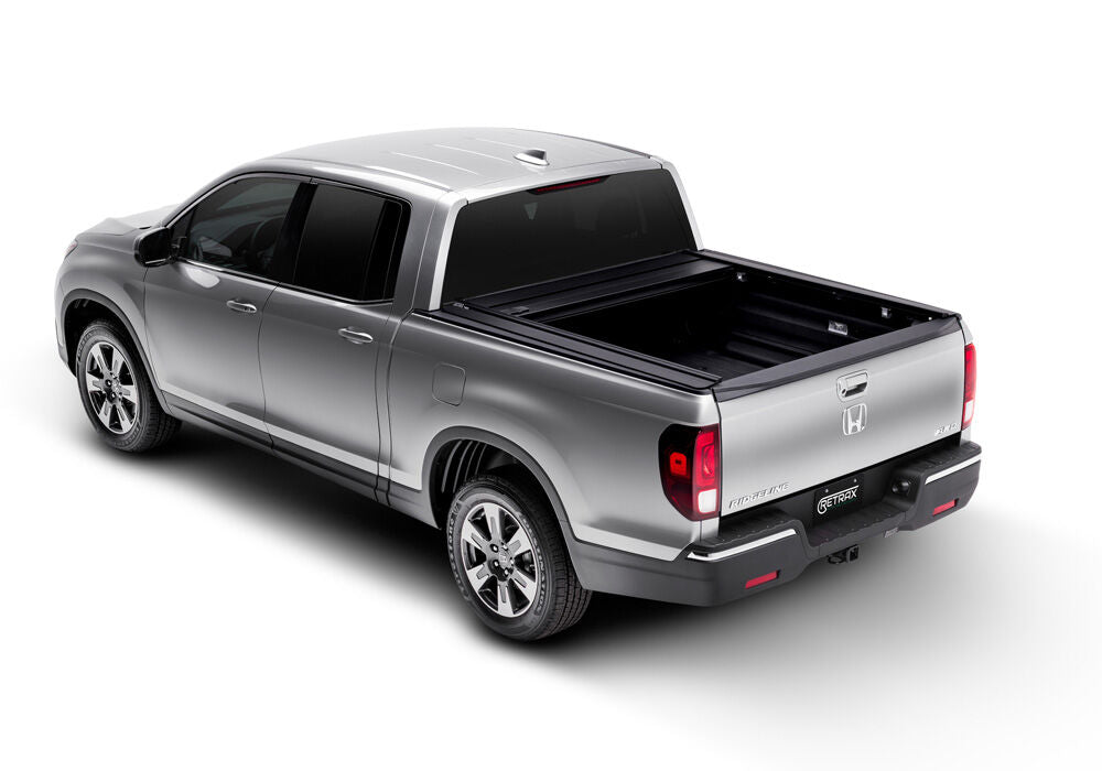 RetraxOne MX Retractable Tonneau Cover - Matte One Piece Polycarbonate Finish - 2017-2025 Honda Ridgeline without Stake Pockets
