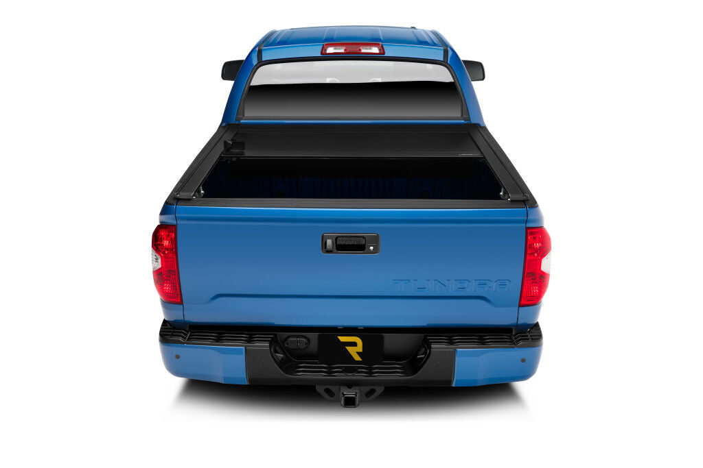 RetraxOne XR Retractable Tonneau Cover - Matte One Piece Polycarbonate Construction - 2007-2021 Toyota Tundra Regular/Double Cab 6' 6" Bed with Deck Rail System without Stake Pockets