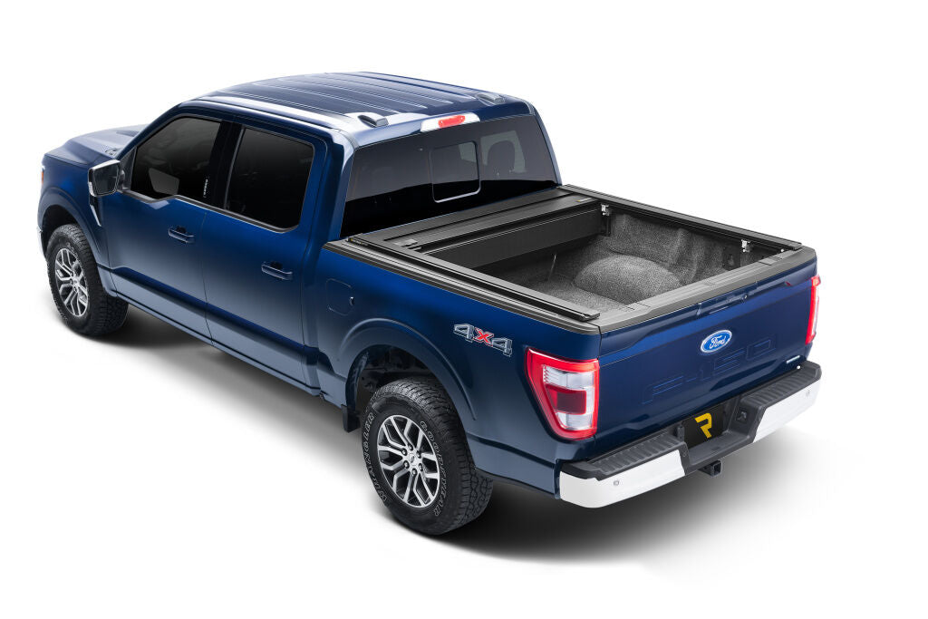 RetraxOne XR Retractable Tonneau Cover - Matte One Piece Polycarbonate Construction - 2021-2027 Ford F-150 5' 7" Bed (Includes Lightning) without Stake Pockets