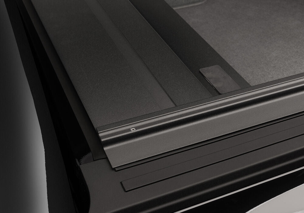PowertraxPRO MX Retractable Tonneau Cover - Rugged - Aluminum Construction - Electric Cover - Matte Black - 2019-2027 (New Body Style) Ram 1500 6' 4" Bed without RamBox without Mutifunction Tailgate without Stake Pockets
