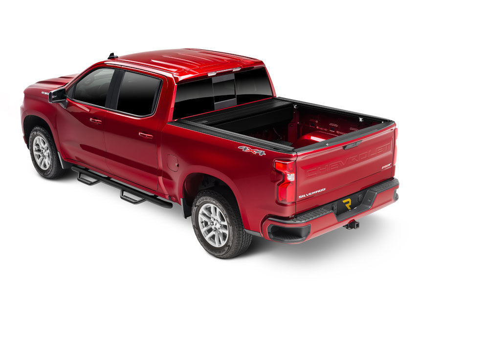 RetraxOne MX Retractable Tonneau Cover - Matte One Piece Polycarbonate Finish - 2019 (New Body Style)-2026 Chevy Silverado/GMC Sierra 1500 6' 7" Bed without Stake Pockets - Standard Rails