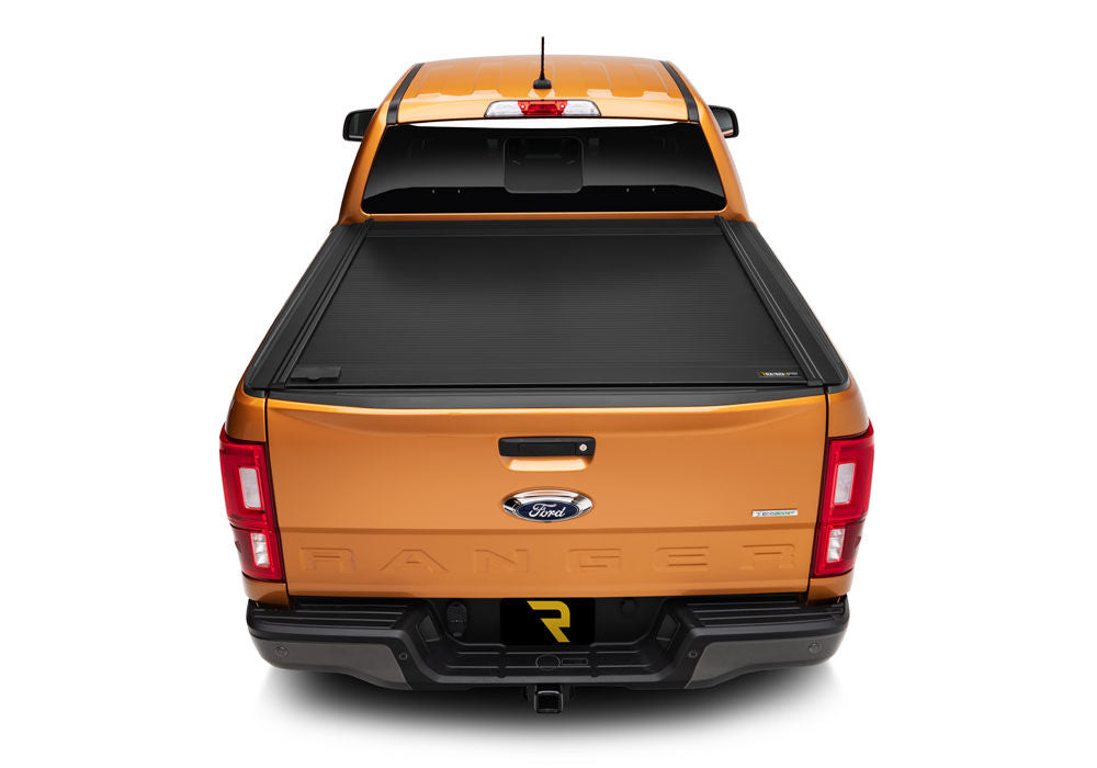 RetraxOne MX Retractable Tonneau Cover - Matte One Piece Polycarbonate Finish - 2019-2023 Ford Ranger 5' Bed without Stake Pockets