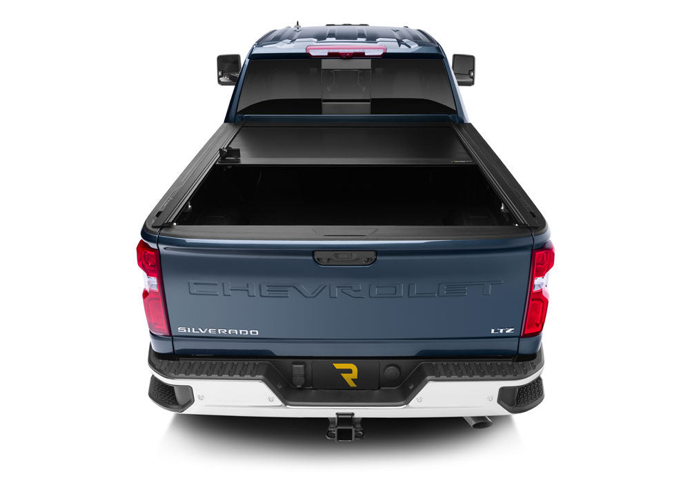 RetraxOne MX Retractable Tonneau Cover - Matte One Piece Polycarbonate Finish - 2020-2027 Chevy Silverado/GMC Sierra 2500 HD/3500 HD 6' 9" Bed without Stake Pockets - Standard Rails