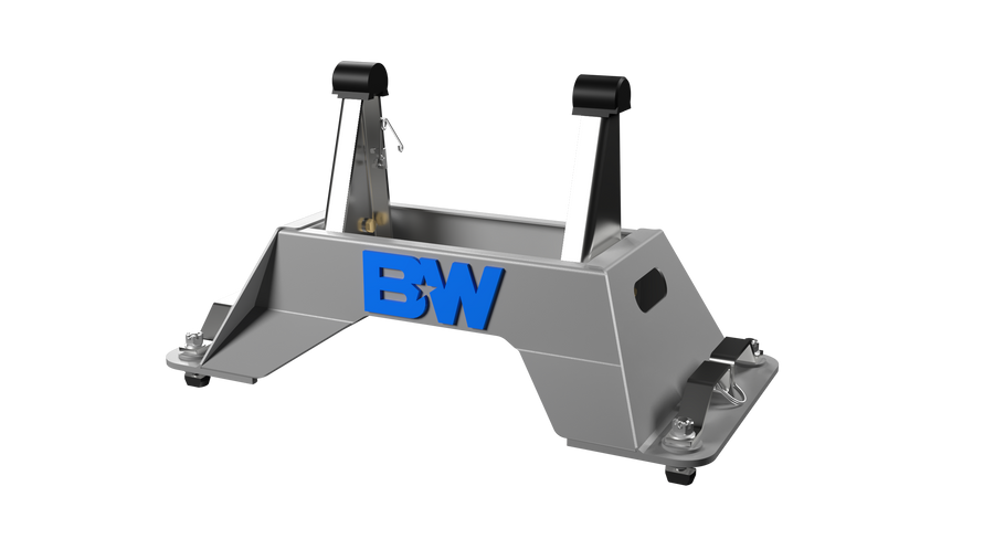 B&W Companion 5th Wheel Hitch Base For Ford Puck System - 2011-2023 Ford F250 & F350 Trucks with OEM Puck System - Part RVB3300