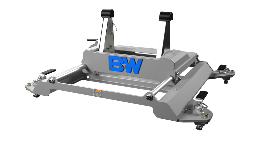 B&W Companion Slider 5th Wheel Hitch Base For RAM Puck System - 2013-2023 Ram 2500 & 3500 Trucks with OEM Puck System - Part RVB3670