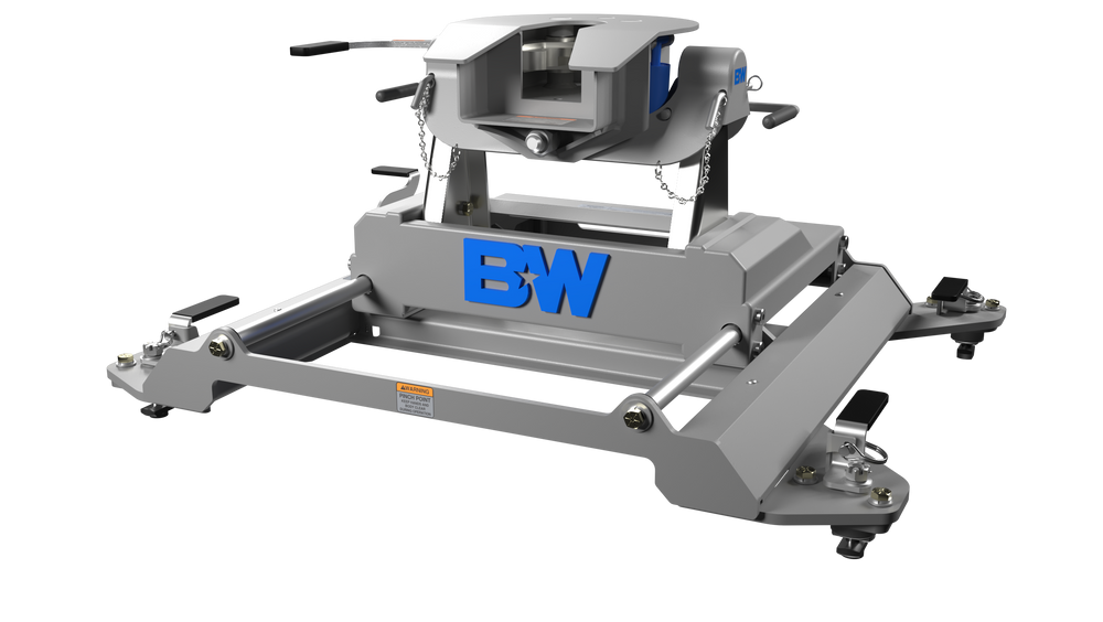 B&W Companion Slider 5th Wheel Hitch Kit For RAM Puck System - 2013-2024 Ram 2500 & 3500 Trucks with OEM Puck System - Part RVK3670