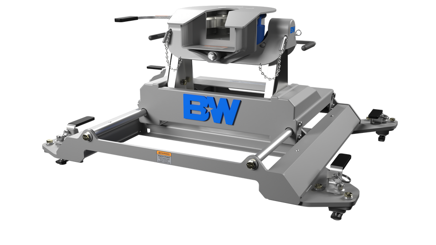 B&W Companion Slider 5th Wheel Hitch Kit For RAM Puck System - 2013-2024 Ram 2500 & 3500 Trucks with OEM Puck System - Part RVK3670