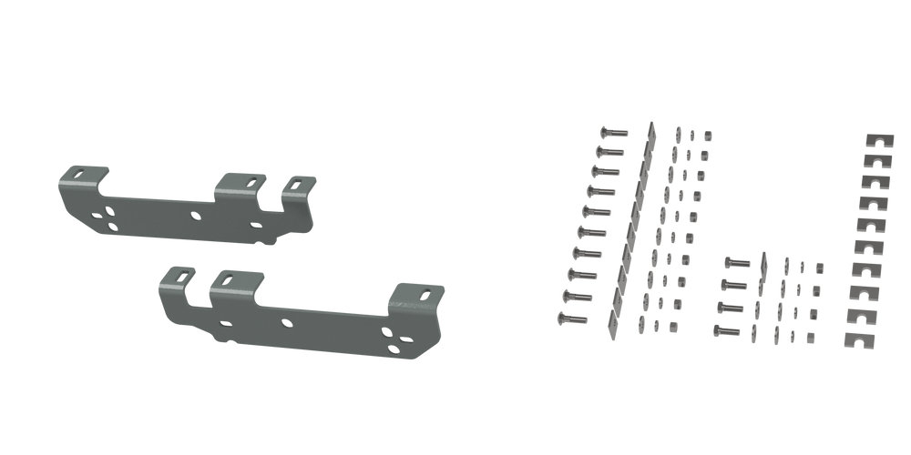 B&W Custom Installation Kit For Universal Mounting Rails For Some Ford Trucks - 2011-2016 Ford F250 & F350 - Part RVK2401